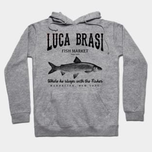 Luca Brasi Fish Market - Distressed Hoodie